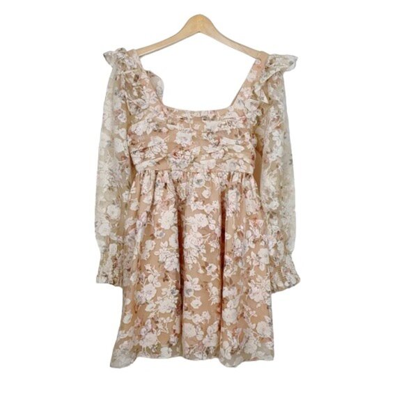 En Saison Chaumont Mini Dress Peach - Picture 12 of 12